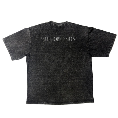 EGOMANIAC Oversized Acid Wash Tee
