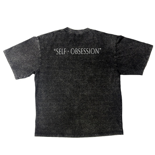 EGOMANIAC Oversized Acid Wash Tee