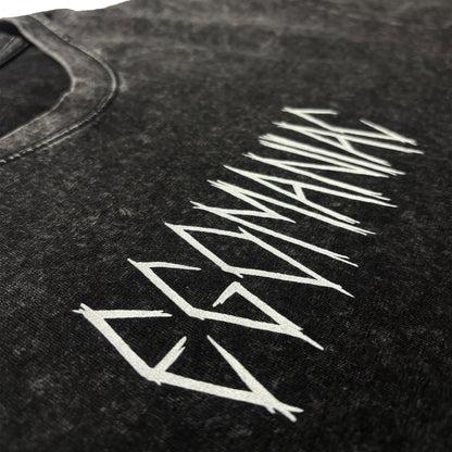 EGOMANIAC Oversized Acid Wash Tee