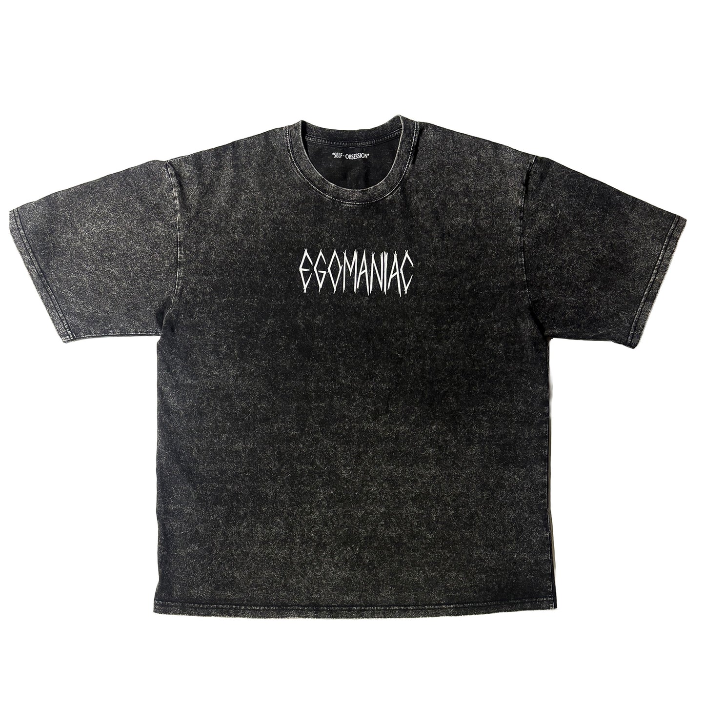 EGOMANIAC Oversized Acid Wash Tee